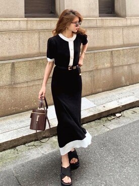 「madder vintage」｜「アイテム（セットアップ）」を使った、Akaneさん（レディース・163cm）の夏コーディネート