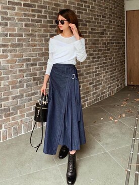 Akaneさん（レディース・163cm）の秋コーディネート