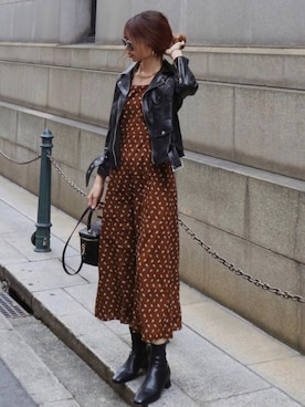 Akaneさん（レディース・163cm）の秋コーディネート