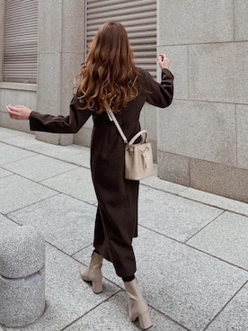 Akaneさん（レディース・163cm）の冬コーディネート