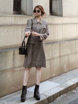 「GIVENCHY（ジバンシイ）のアイテム」を使った、Akaneさん（レディース・163cm）の春コーディネート