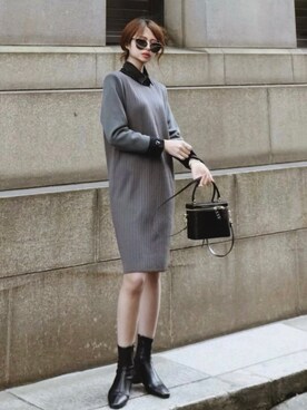 Yves Saint Laurentのワンピース/ドレスを使った人気ファッション ...