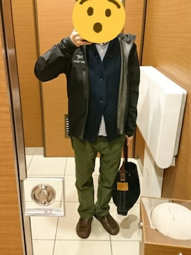 「ARC'TERYX（アークテリクス）のアイテム（ブルゾン）」を使った、しょうさん（メンズ・168cm）の春コーディネート