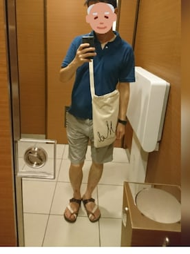「OMNIGOD（オムニゴッド）のアイテム（トップス）」を使った、しょうさん（メンズ・168cm）の夏コーディネート