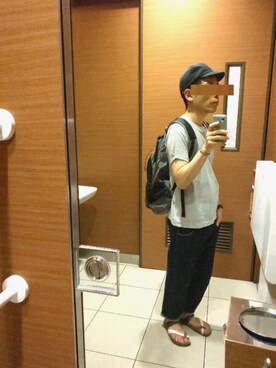 「Simva（シンバ）のアイテム」を使った、しょうさん（メンズ・168cm）の夏コーディネート