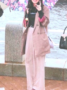 rinrinさん（レディース・149cm）の冬コーディネート