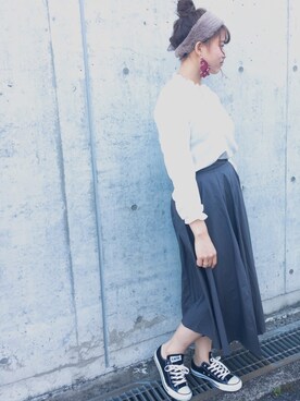 「アイテム（ピアス（両耳用））」を使った、はさん（レディース・160cm・20代）の秋コーディネート