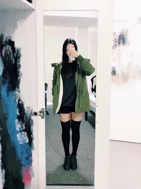 「Australia」｜「アイテム（ジャケット/アウター）」を使った、Snowさん（レディース・165cm）の春コーディネート