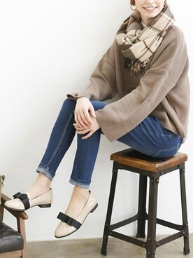 「vivianコーデ」｜「アイテム（パンプス）」を使った、しばさん（レディース・174cm）の秋コーディネート