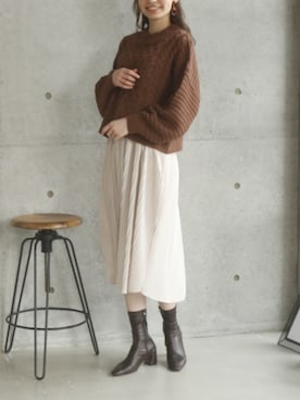 「チャンキーヒール」｜しばさん（レディース・174cm）の夏コーディネート