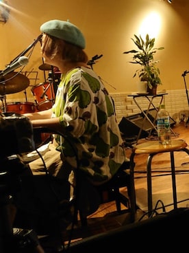 「peu pres（プープレ）のアイテム（ワンピース、グリーン系）」を使った、Mikako Hathawayさん（レディース・162cm）の夏コーディネート