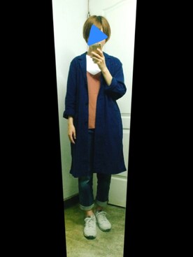 「MUJI」｜「アイテム（その他アウター）」を使った、Yuhanhanさん（レディース・162cm）の夏コーディネート