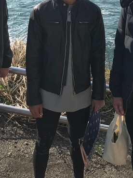 「LA ROCCA（ラロッカ）のアイテム（バッグ）」を使った、アンダーマンさん（メンズ・167cm）の春コーディネート