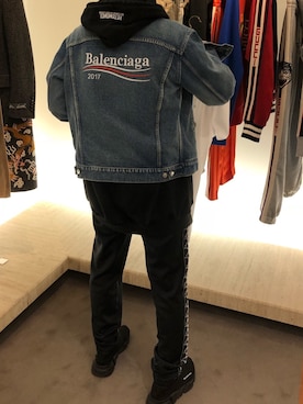 「vetements」｜「アイテム（デニムジャケット）」を使った、Soichiroさん（メンズ・173cm）の春コーディネート