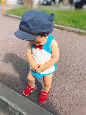 ayumun☺︎︎さん（キッズ・90cm）の夏コーディネート