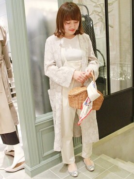 「リボン(モチーフ)」｜SAEさん（レディース・153cm）の春コーディネート