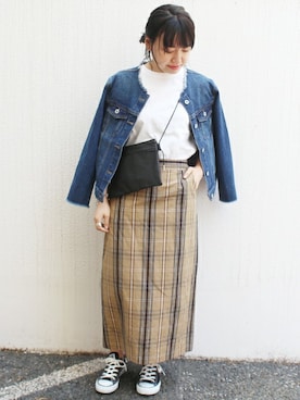 SLOBE IENA（スローブイエナ）の「ノーカラーGジャン◇（デニム