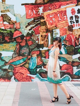「valet（バレット）のアイテム」を使った、Wan-Ling Chenさん（レディース・166cm）の夏コーディネート