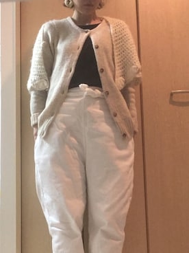 「Import & Select（インポートアンドセレクト）のアイテム（オールインワン・サロペット）」を使った、ue.yukaさん（レディース・158cm）の冬コーディネート