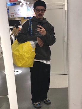 「DEMARCOLAB（デマルコラブ）のアイテム」を使った、JenningsTuさん（メンズ・173cm）の秋コーディネート