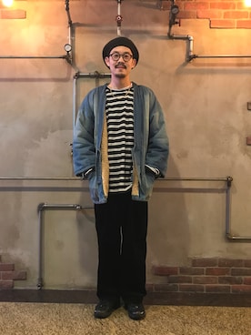 「VOO（ヴォー）のアイテム（ジャケット/アウター）」を使った、JenningsTuさん（メンズ・173cm）の春コーディネート