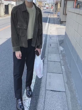 もさん（メンズ・181cm）の春コーディネート