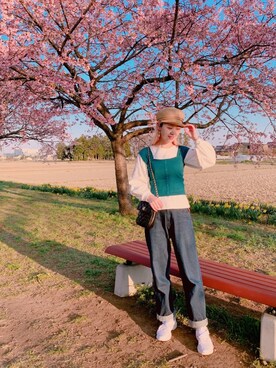 Con.Yaoさん（レディース・164cm）の春コーディネート