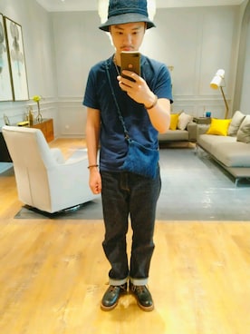 「PorterClassic」｜「アイテム（バッグ）」を使った、Bear_dadyさん（メンズ・174cm）の夏コーディネート