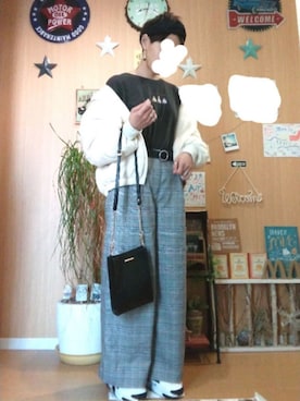 「アイテム（ダウンジャケット/コート、ベージュ系）」を使った、みゅうさん（レディース・160cm）の冬コーディネート