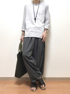 「B印 YOSHIDA(BEAMS×PORTER)（ビージルシヨシダ）のアイテム」を使った、だいたいぼくさん（メンズ・175cm）の夏コーディネート
