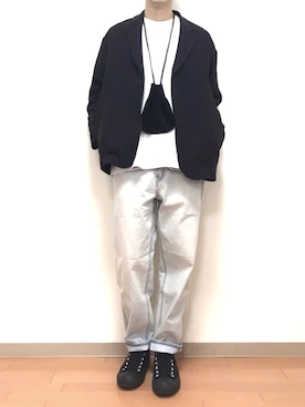 「UNITED ARROWS & SONS（ユナイテッドアローズアンドサンズ）のアイテム（その他アウター）」を使った、だいたいぼくさん（メンズ・175cm）の春コーディネート