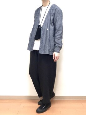 UNITED ARROWS & SONS by DAISUKE OBANA PE EASY WIDE PANTS 19SS†を 
