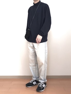 「TUSTING（タスティング）のアイテム」を使った、だいたいぼくさん（メンズ・175cm）の春コーディネート