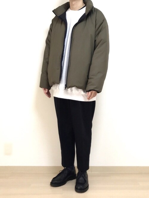 たにき Muji Laboのダウンジャケット コートを使ったコーディネート Wear