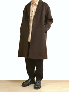 N.HOOLYWOODのチェスターコートを使った人気ファッション