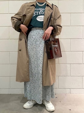 Thina ☻さん（レディース・158cm）の春コーディネート