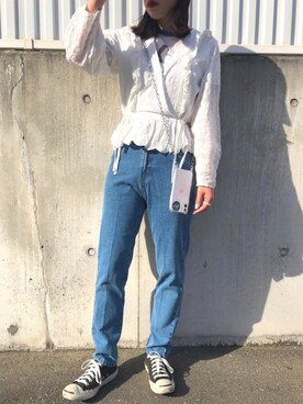 Thina ☻さん（レディース・158cm）の春コーディネート