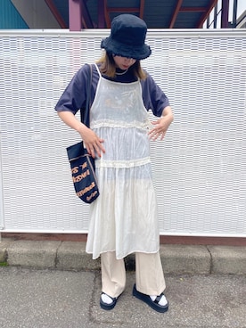 Thina ☻さん（レディース・158cm）の春コーディネート