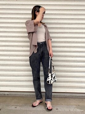 Thina ☻さん（レディース・158cm）の夏コーディネート