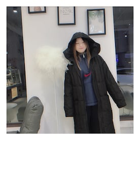 「アイテム（アンダーウェア）」を使った、BlackSheepLさん（レディース・164cm・10代）の冬コーディネート