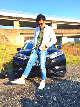 suuさん（メンズ・178cm）の春コーディネート