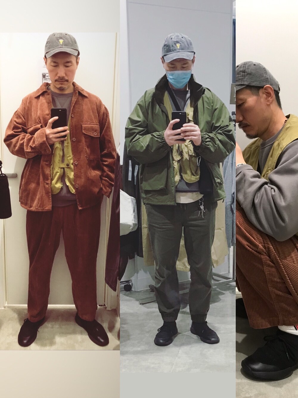 「GUのアイテム（ニットキャップ/ビーニー、ブラック系）」を使った、jayさん（メンズ・185cm）の冬コーディネートの1枚目の写真