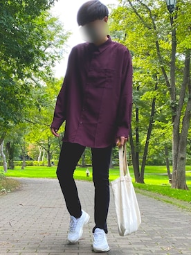 「WEGO（ウィゴー）のアイテム（トップス）」を使った、とむらいすさん（メンズ・179cm）の秋コーディネート