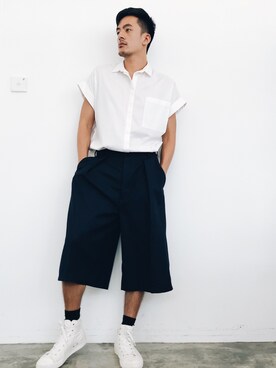 「sunnei」｜Alexander Yeungさん（メンズ・174cm）の夏コーディネート