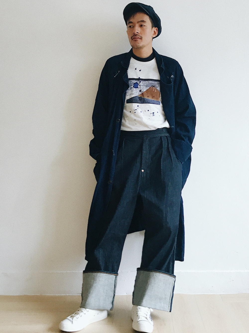 KAPITAL キャピタル　ベージュ カバーオール コットンナイロン 20190528062003692_1000.jpg