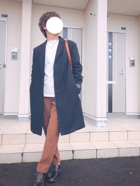 Mantecoチェスターコートを使ったメンズ人気ファッションコーディネート Wear