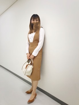 「interstaple（インターステイプル）のアイテム」を使った、keikeiriさん（レディース・167cm）の春コーディネート