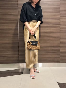 「PICHE ABAHOUSE（ピシェ アバハウス）のアイテム」を使った、keikeiriさん（レディース・167cm）の夏コーディネート