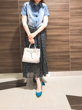 「PICHE ABAHOUSE（ピシェ アバハウス）のアイテム（パンプス）」を使った、keikeiriさん（レディース・167cm）の夏コーディネート