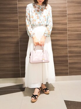 「interstaple（インターステイプル）のアイテム」を使った、keikeiriさん（レディース・167cm）の夏コーディネート
